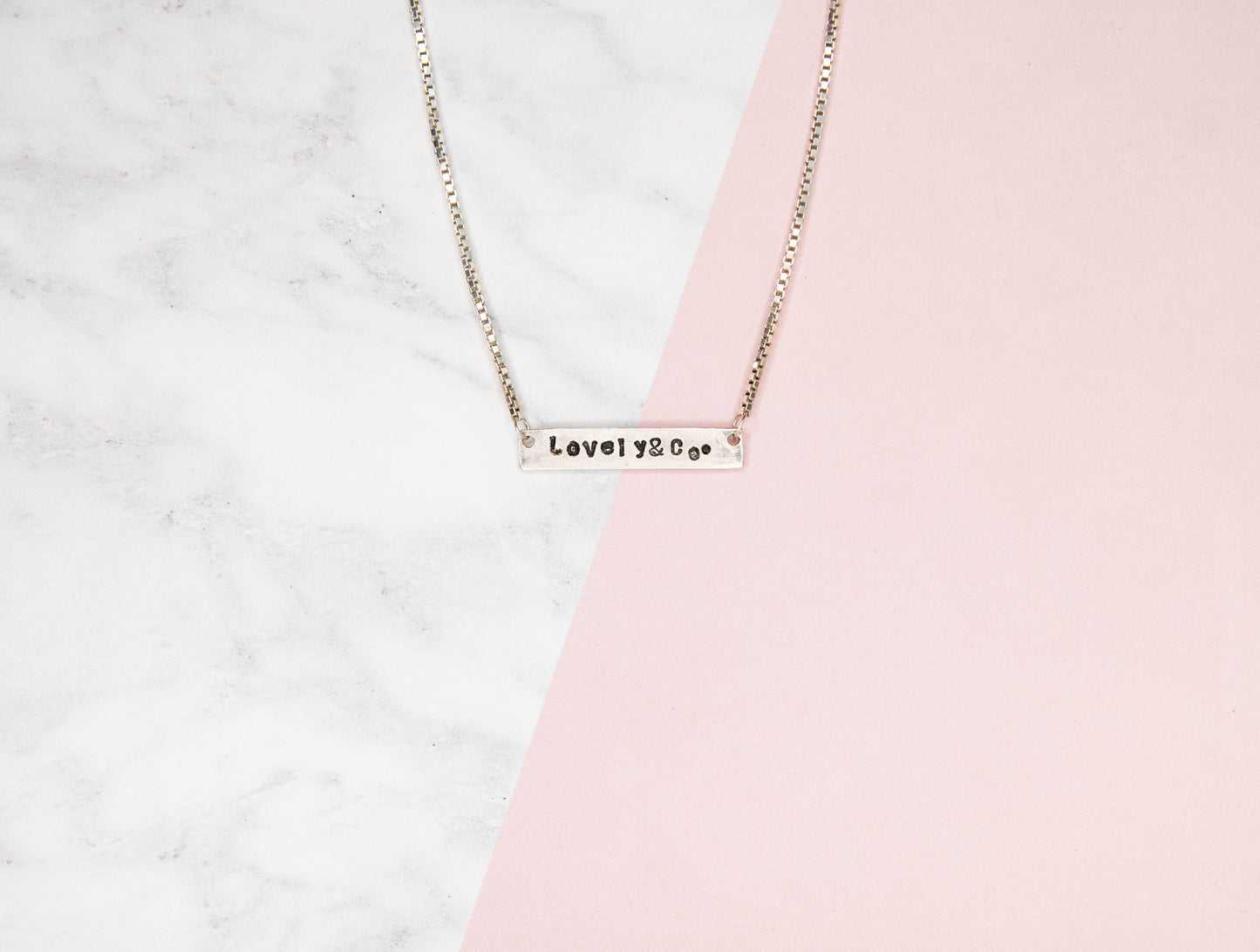 Personalized Name Plate Necklace