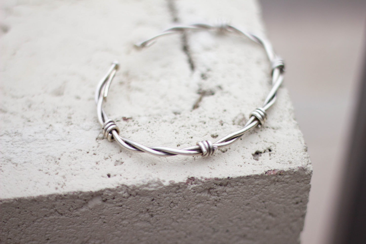 Unisex Barbed Wire Bracelet
